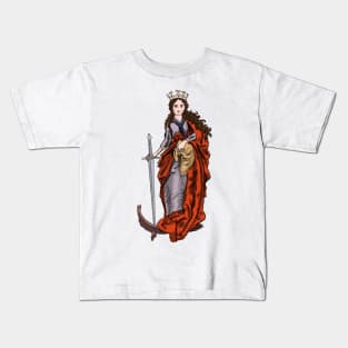 Saint Catherine of Alexandria Kids T-Shirt